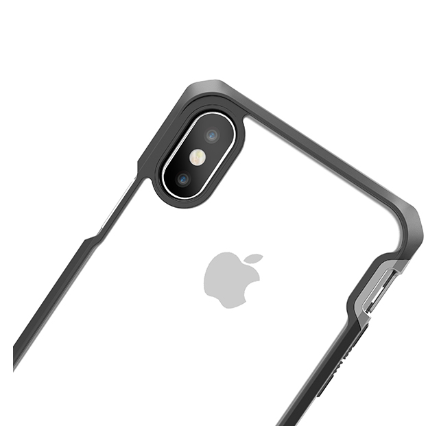 【iPhoneXS/X ケース】液晶保護ガラス付き! 耐衝撃ケース VENUM (シルバー)サブ画像