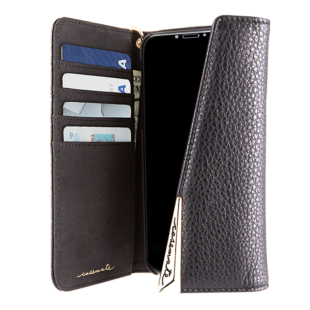 【iPhoneXS/X ケース】Wristlet Folio Case (Black)サブ画像