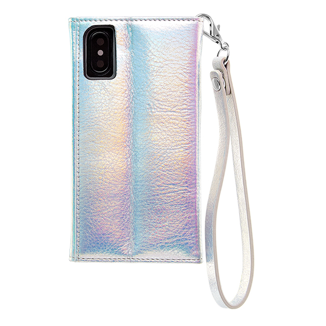 【iPhoneXS/X ケース】Wristlet Folio Case (Iridescent)サブ画像