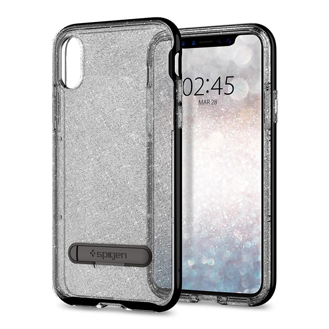 【iPhoneX ケース】Crystal Hybrid (Glitter Space Quartz)サブ画像