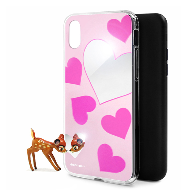 【iPhoneXS/X ケース】Heart MIRROR CASE (イエロー)サブ画像