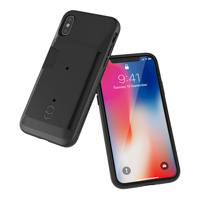 【iPhoneXS/X ケース】Level Wallet Case (Black)サブ画像