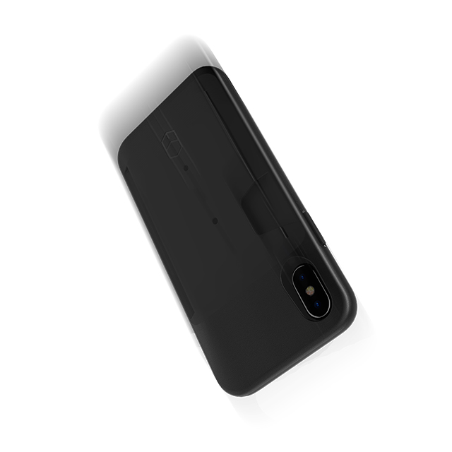 【iPhoneXS/X ケース】Level Wallet Case (Black)サブ画像