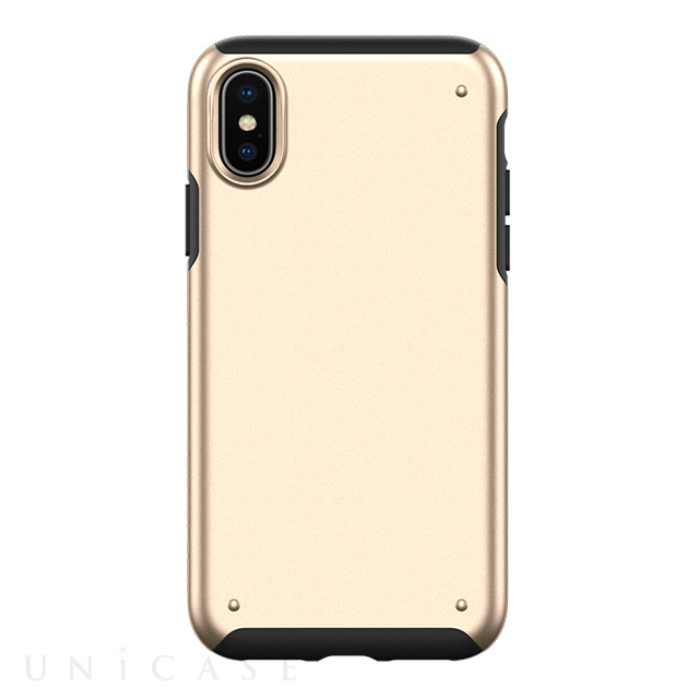 【iPhoneXS/X ケース】Chroma Case (Gold)