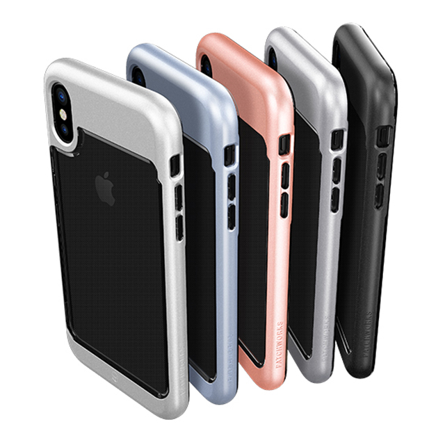 【iPhoneXS/X ケース】Sentinel Contour Case (Silver)サブ画像