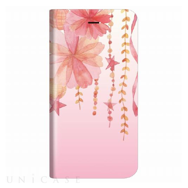 【iPhoneSE(第3/2世代)/8/7 ケース】薄型デザインPUレザーケース「Design+」 Flower  しだれ桜