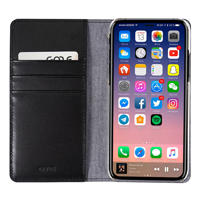 【iPhoneXS/X ケース】Paisley Diary (ブラック)goods_nameサブ画像