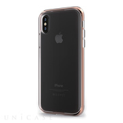 【iPhoneXS/X ケース】INFINITY CLEAR CASE (RoseGold)