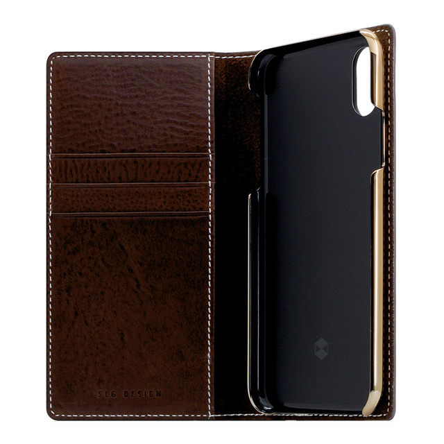 【iPhoneXS/X ケース】Minerva Box Leather Case (ブラウン)サブ画像