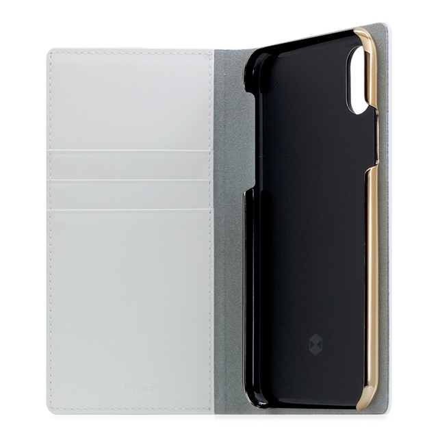 【iPhoneXS/X ケース】Calf Skin Metal Case (ホワイト)goods_nameサブ画像