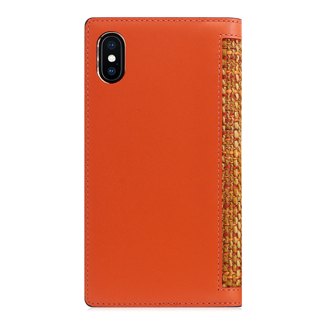 【iPhoneXS/X ケース】Edition Calf Skin Leather Diary (オレンジ)goods_nameサブ画像