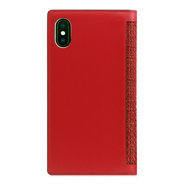 【iPhoneXS/X ケース】Edition Calf Skin Leather Diary (レッド)サブ画像