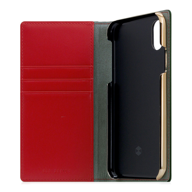 【iPhoneXS/X ケース】Edition Calf Skin Leather Diary (レッド)goods_nameサブ画像