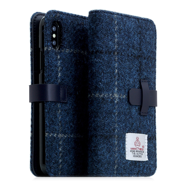 【iPhoneXS/X ケース】Harris Tweed Diary (ネイビー)goods_nameサブ画像