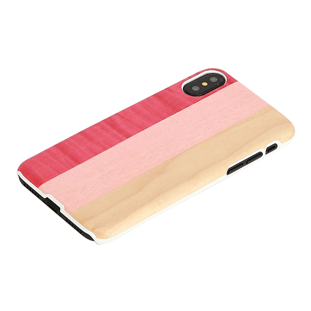 【iPhoneXS/X ケース】天然木ケース (Pink pie)goods_nameサブ画像