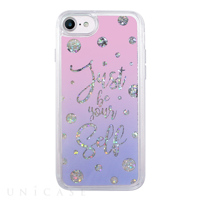 【iPhoneSE(第3/2世代)/8/7 ケース】Sparkle case (Calligraphy)