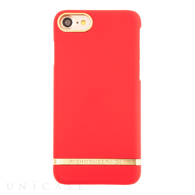 【iPhone8/7 ケース】R＆F Classic Satin (Red)