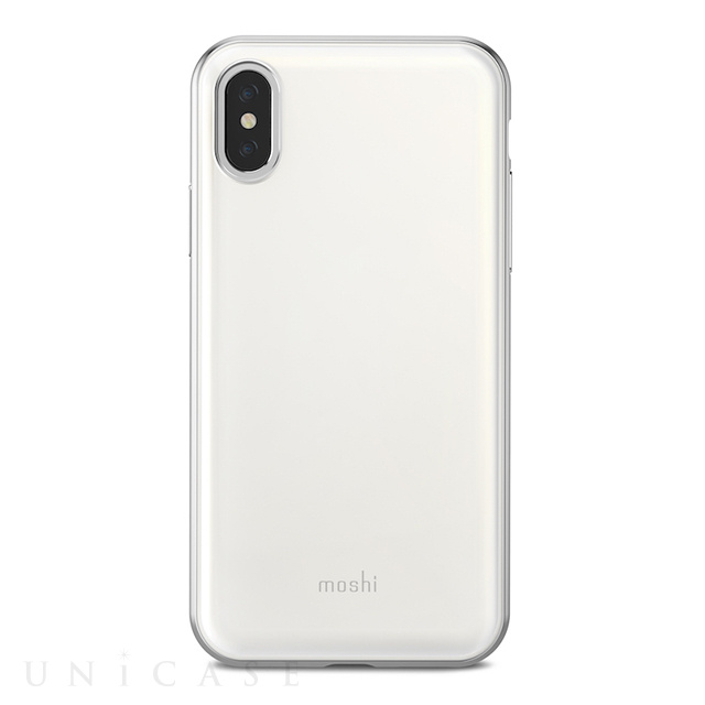 【iPhoneXS/X ケース】iGlaze (Pearl White)