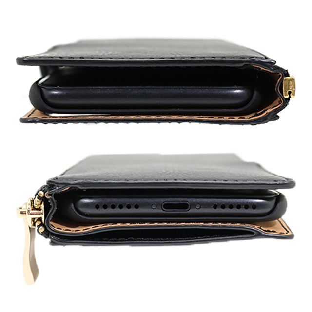 【iPhoneXS/X ケース】Zipper Case (BLACK)サブ画像