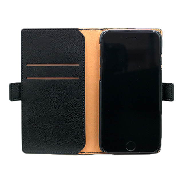 【iPhoneSE(第3/2世代)/8/7/6s/6 ケース】Zipper Case (BLACK)goods_nameサブ画像