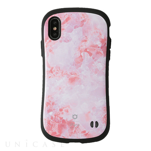 【iPhoneXS/X ケース】iFace First Class Marbleケース (ピンク)