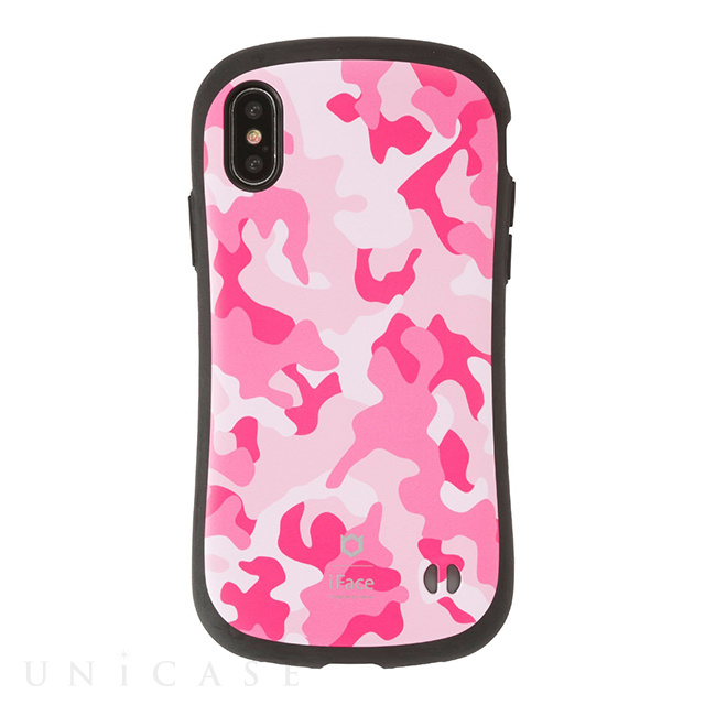 【iPhoneXS/X ケース】iFace First Class Militaryケース (ピンク)