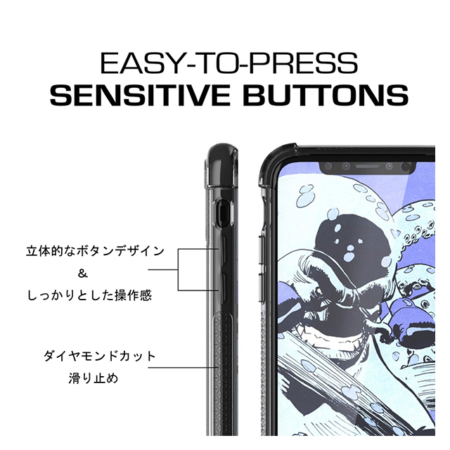 【iPhoneXS/X ケース】Covert2 (White)サブ画像