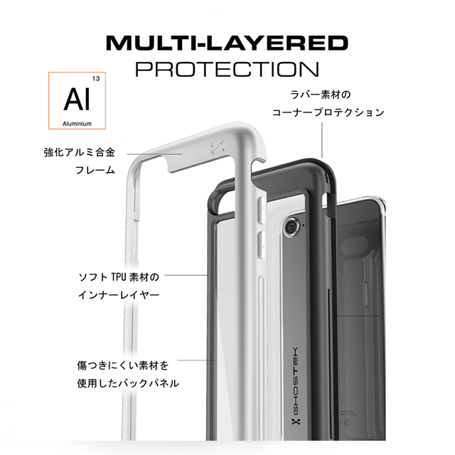 【iPhoneSE(第3/2世代)/8/7 ケース】Atomic Slim (Silver)サブ画像