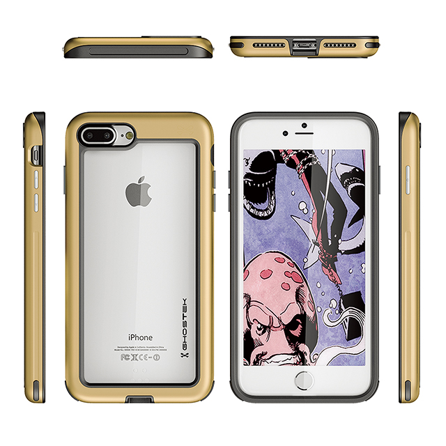 【iPhone8 Plus/7 Plus ケース】Atomic Slim (Gold)サブ画像