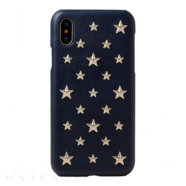 【iPhoneXS/X ケース】Star Studs 805 (ネイビー)