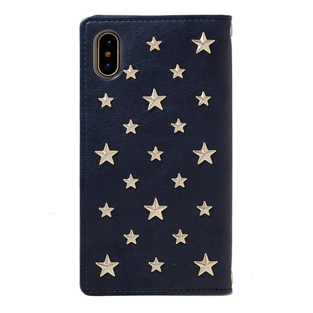 【iPhoneXS/X ケース】Star Studs 807 (ネイビー)サブ画像