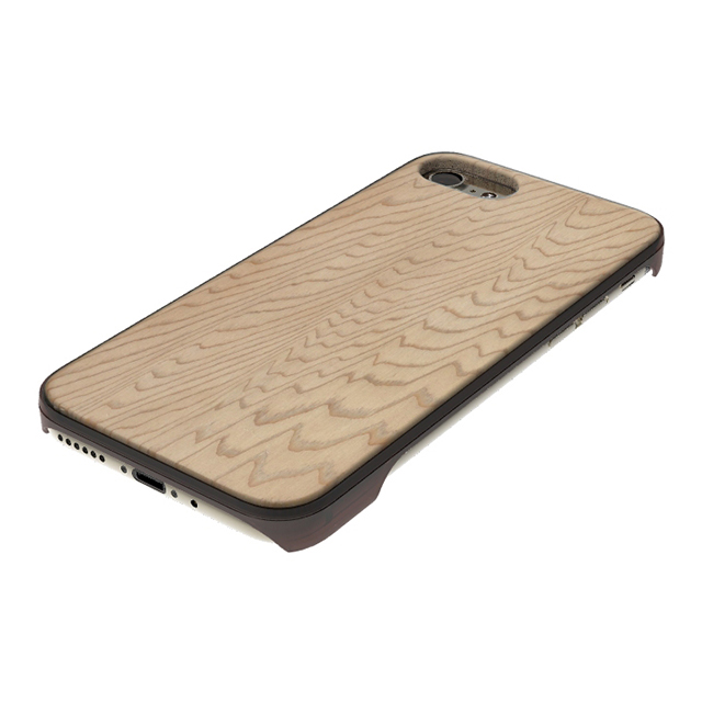 【iPhoneSE(第3/2世代)/8/7 ケース】REAL WOODEN CASE COVER 「WoodGrain-木目-」 (屋久杉)サブ画像