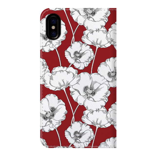 【iPhoneXS/X ケース】手帳型ケース (Retro poppy)goods_nameサブ画像