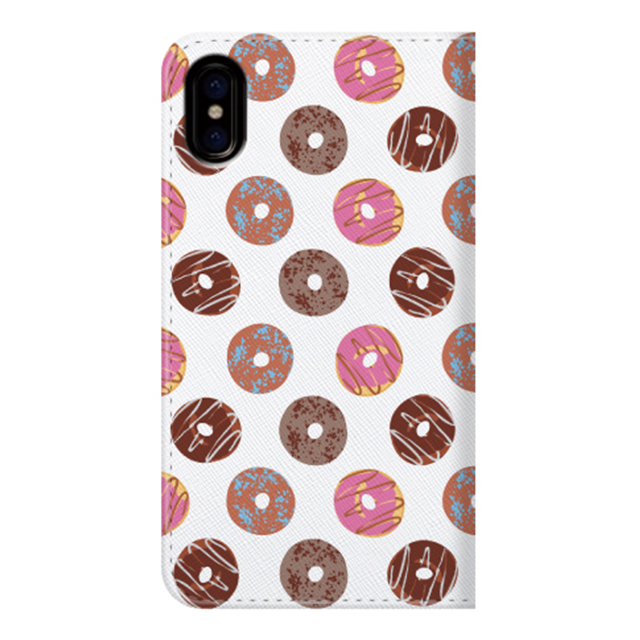 【iPhoneXS/X ケース】手帳型ケース (Delicious donuts)サブ画像