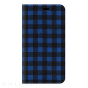 【iPhoneXS/X ケース】手帳型ケース (Gingham-...