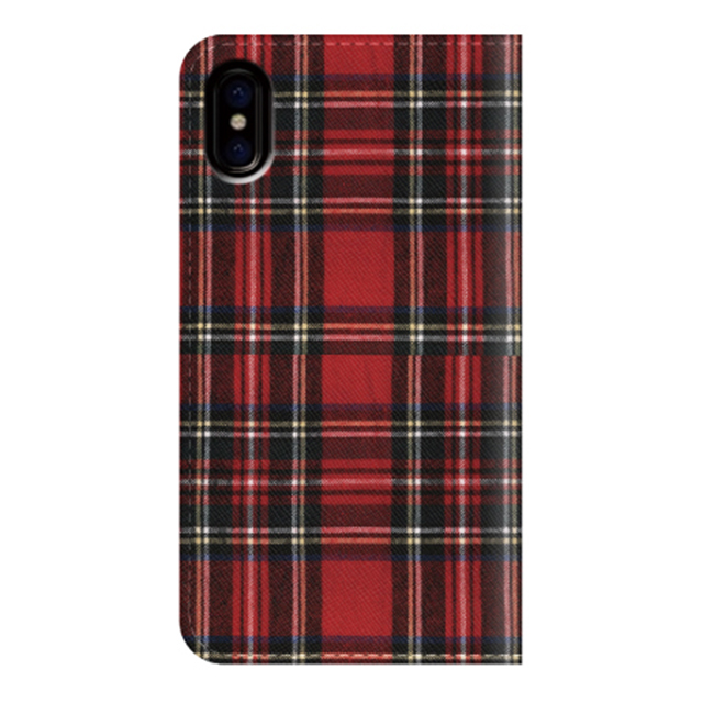 【iPhoneXS/X ケース】手帳型ケース (Tartan-Red)goods_nameサブ画像