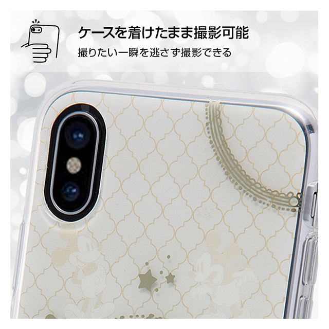 【iPhoneXS/X ケース】ディズニーキャラクター/TPUソフトケース (メタルドローイング/ミッキー)サブ画像