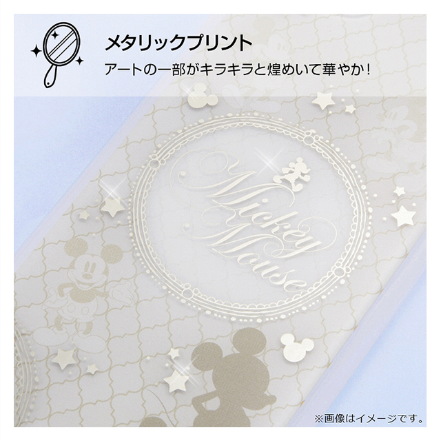 【iPhoneXS/X ケース】ディズニーキャラクター/TPUソフトケース (メタルドローイング/ミッキー)goods_nameサブ画像