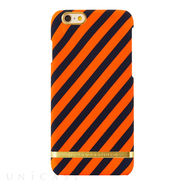 【iPhone6s/6 ケース】R＆F Classic (Satin Stripe/Tangerine)