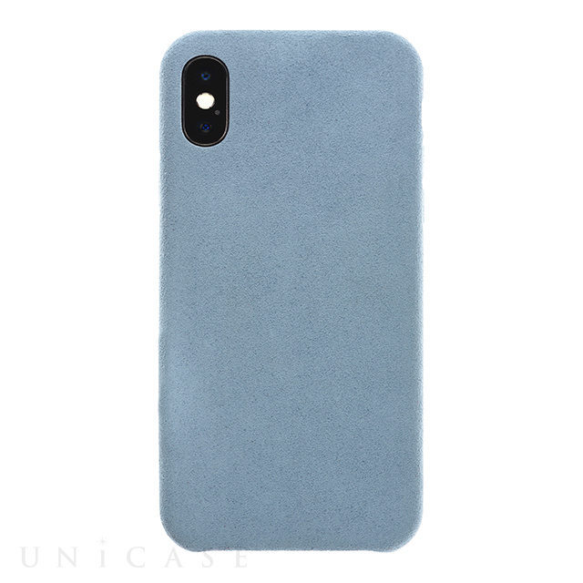 【iPhoneXS/X ケース】Ultrasuede Air jacket (Sky)