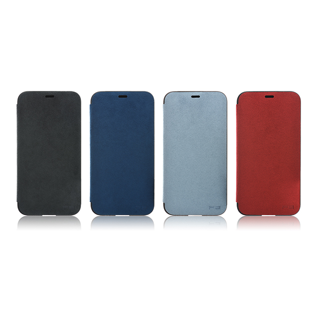 【iPhoneX ケース】Ultrasuede Flip Case (Asphalt)サブ画像