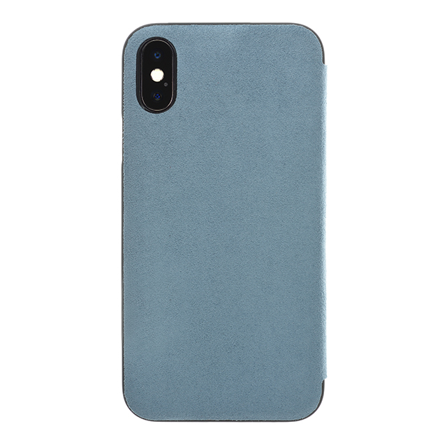 【iPhoneX ケース】Ultrasuede Flip Case (Sky)サブ画像