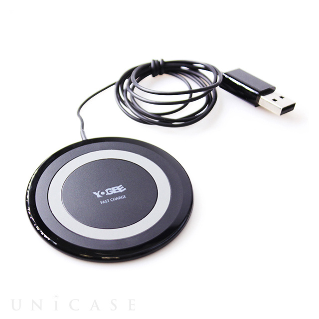 超コンパクト Wireless Fast charger (ブラック)