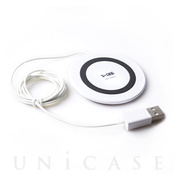 超コンパクト Wireless Fast charger (ホワ...