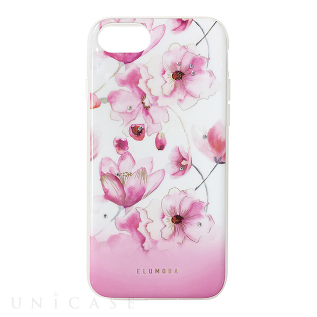 【iPhoneSE(第2世代)/8/7/6s/6 ケース】ELUMOBA fleurs roses case