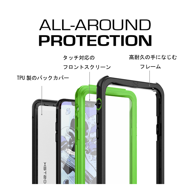 【iPhoneX ケース】Nautical (Green)goods_nameサブ画像