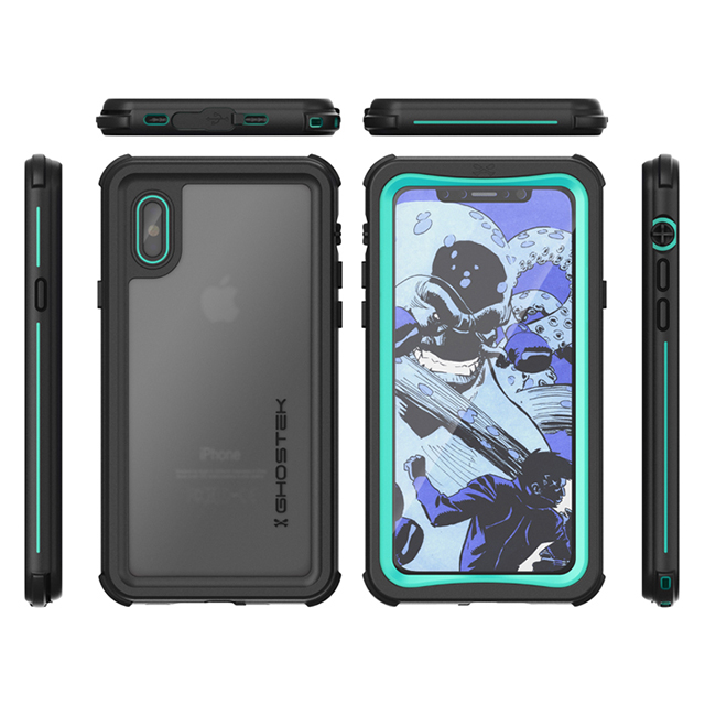 【iPhoneX ケース】Nautical (Teal)goods_nameサブ画像