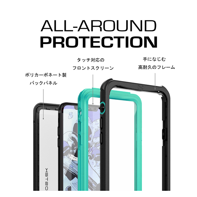 【iPhoneX ケース】Nautical (Teal)goods_nameサブ画像