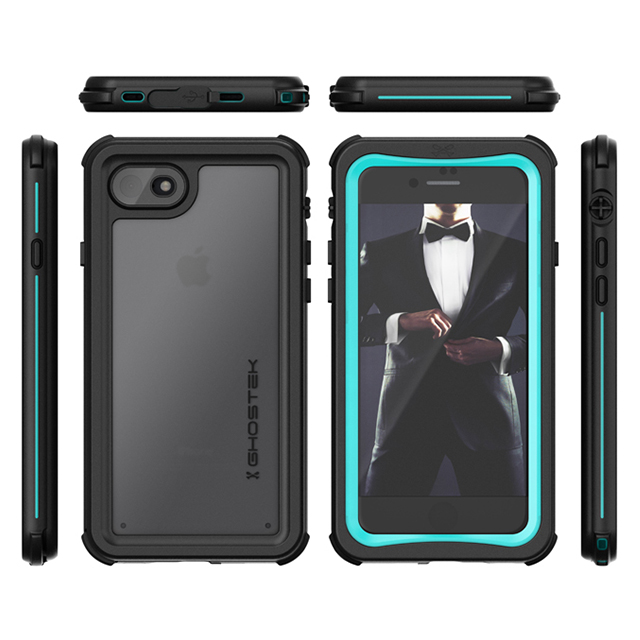 【iPhoneSE(第3/2世代)/8/7 ケース】Nautical (Teal)goods_nameサブ画像