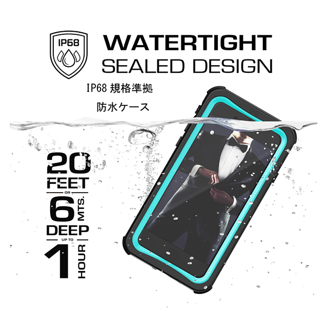 【iPhoneSE(第3/2世代)/8/7 ケース】Nautical (Teal)サブ画像